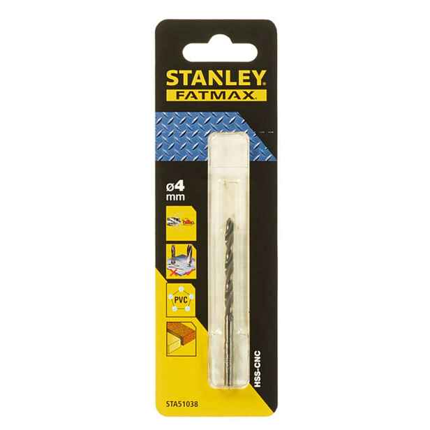 Stanley - Vrták do kovu, 4x75 mm STA51038-QZ