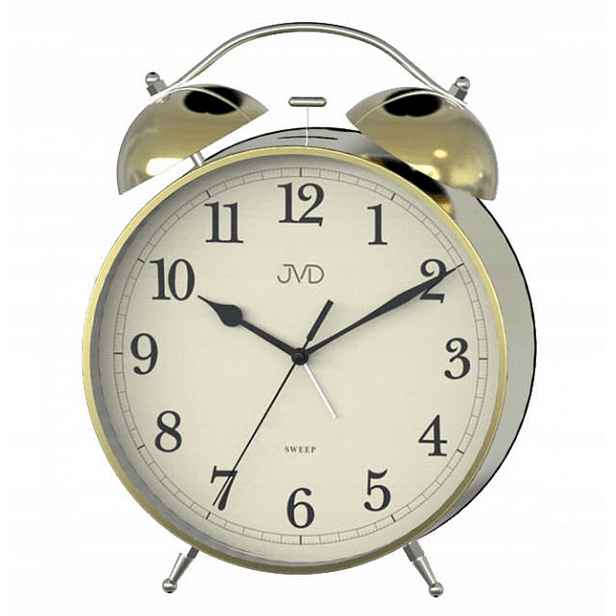 Velmi Velký 21 cm Budík Jvd SRP2107.2 Bell Alarm