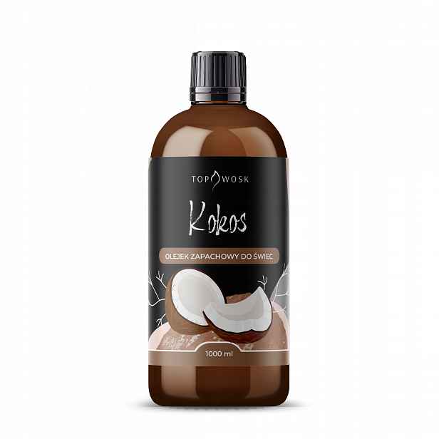 Vonný olej na svíčky Kokos 1000 ml vůně do parafínového vosku