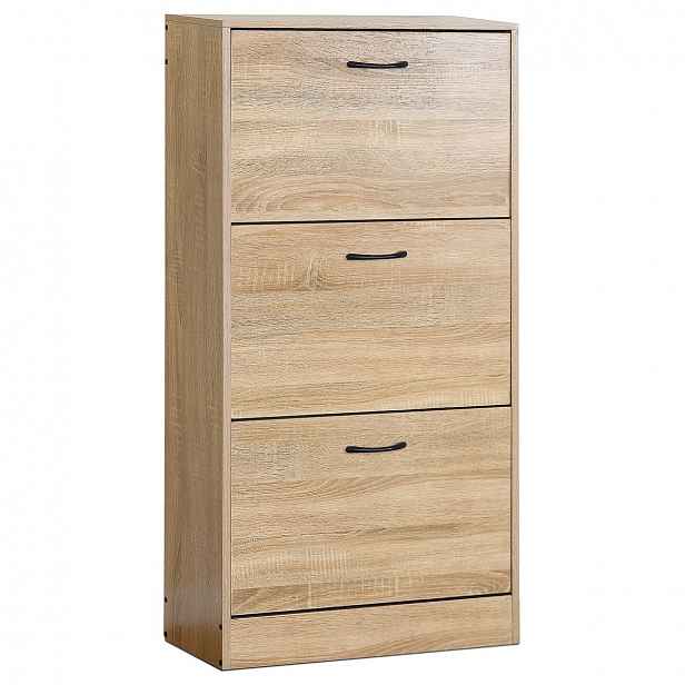 Botník s přihrádkami G1016 OAK, dub