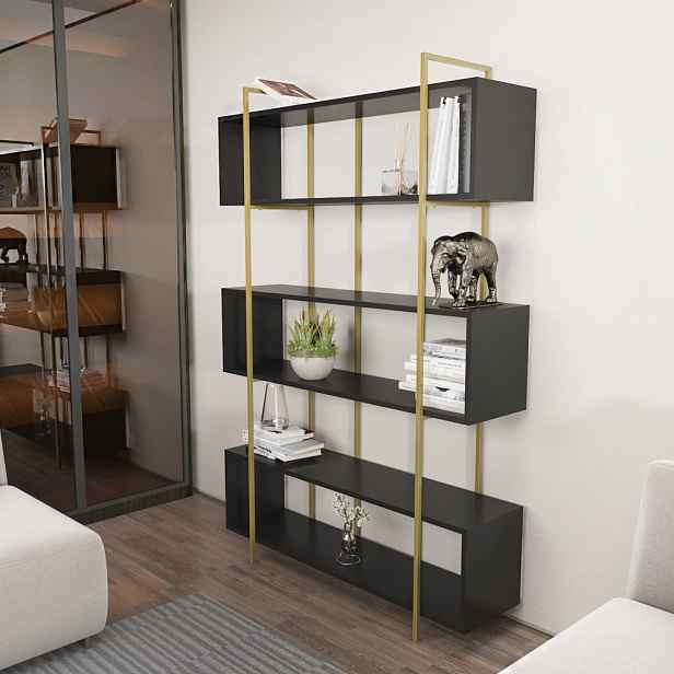 Knihovna Bruti - Anthracite, Gold