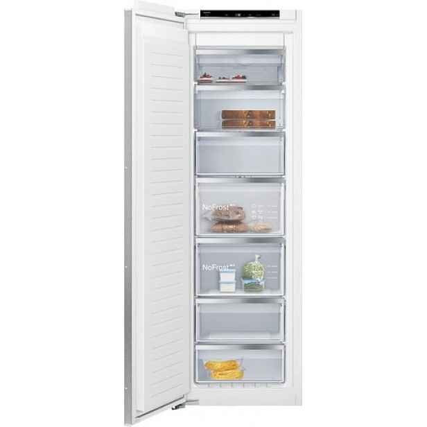 Vestavný mrazák Siemens 177,2 x 55,8 cm ploché panty s jemným dovíráním GI81NACE0