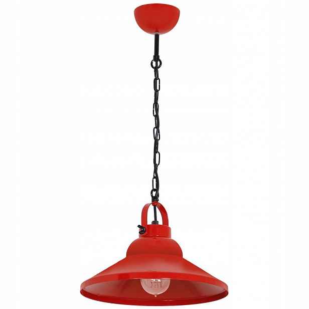 Červená závěsná lampa Iron 6180 Luminex