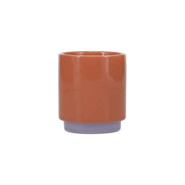 Oranžový/fialový kameninový šálek 270 ml Duo – ONA