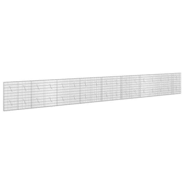 vidaXL Gabion s drátem 3,5 mm a síťkou 5x10 cm 850x10x100 cm