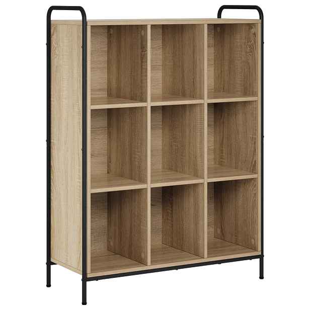 vidaXL Knihovna 57 x 33 x 111 cm Kompozitní dřevo Dub sonoma