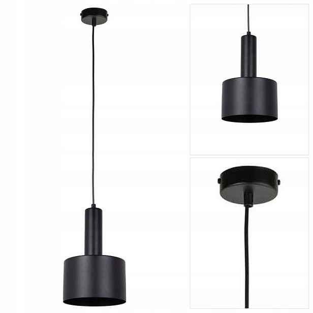 Černá závěsná lampa Vitrum moderní nad bar v kuchyni Sigma Lighting