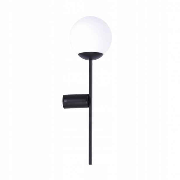 Nástěnné svítidlo Lampa Černá Kov Sklo E27 40W nad stůl Zuma Line