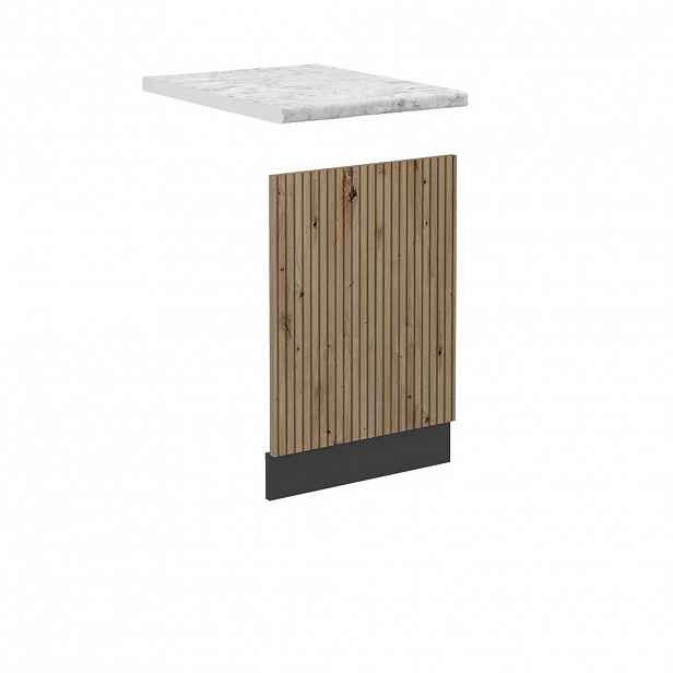 Vicco PŘEDNÍ PANEL R-Line Řemeslný dub 45 cm , PD Mramor