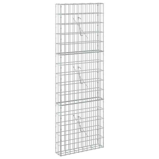 vidaXL Gabion s drátem 3,5 mm a síťkou 5x10 cm 50x10x150 cm