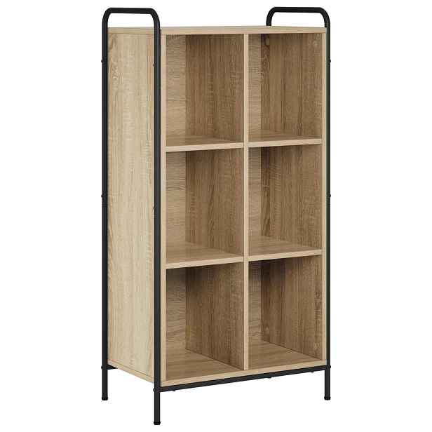 vidaXL Knihovna 57 x 33 x 111 cm Kompozitní dřevo Dub sonoma