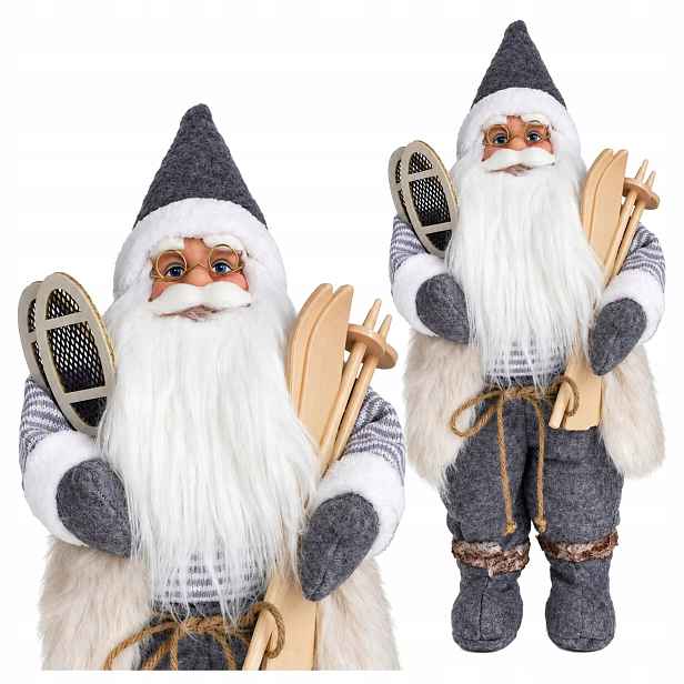 Svatý Mikuláš Skandinávská vánoční figurka 45 cm