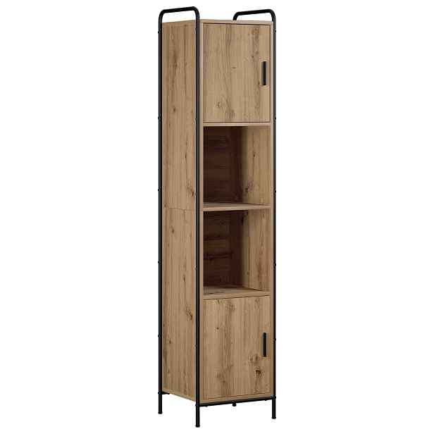 vidaXL Koupelnová skříň Dub artisan 46 x 36 x 181 cm Kompozitní dřevo