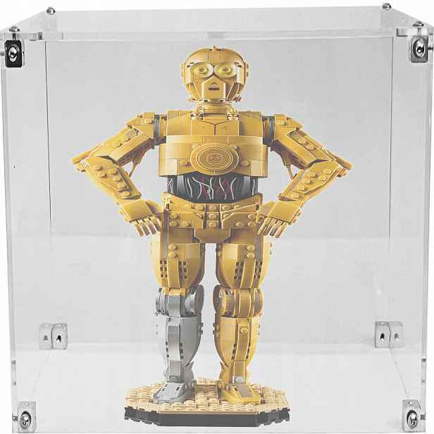 Vitrína Drewlandia pro stavebnici Lego 75398 Star Wars C-3PO