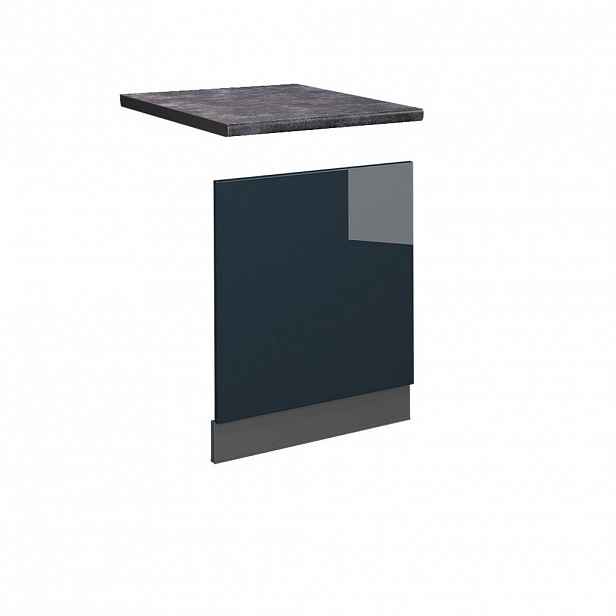 Vicco PŘEDNÍ PANEL Fame-Line Tmavě modrá s vysokým leskem 60 cm , PD Antracit