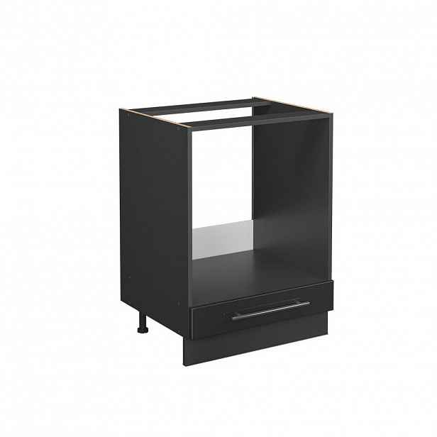 Vicco SKŘÍŇKA NA VESTAVĚNOU TROUBU Fame-Line Antracitový vysoký lesk 60 cm , PD Antracit