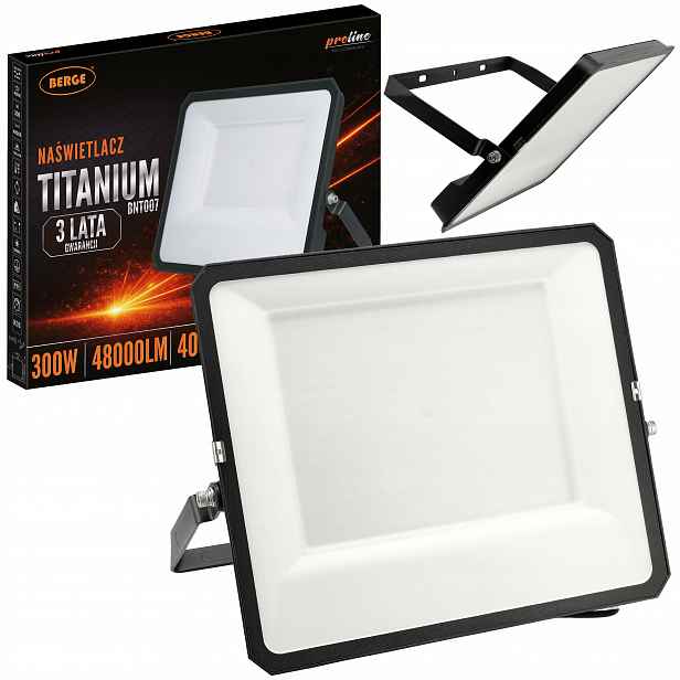 Led Osvětlovač 300W 3000W Venkovní Halogen IP65 4000K 48000lm Lampa