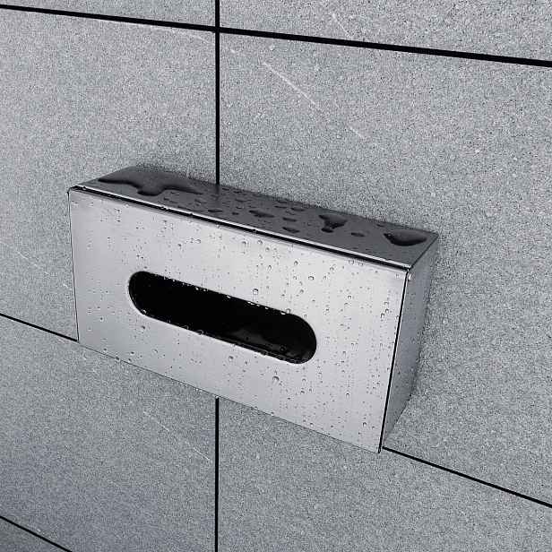 Nimco Zásobník papírových kapesníků do koupelny nerez ocel kov Un 9010N-10_