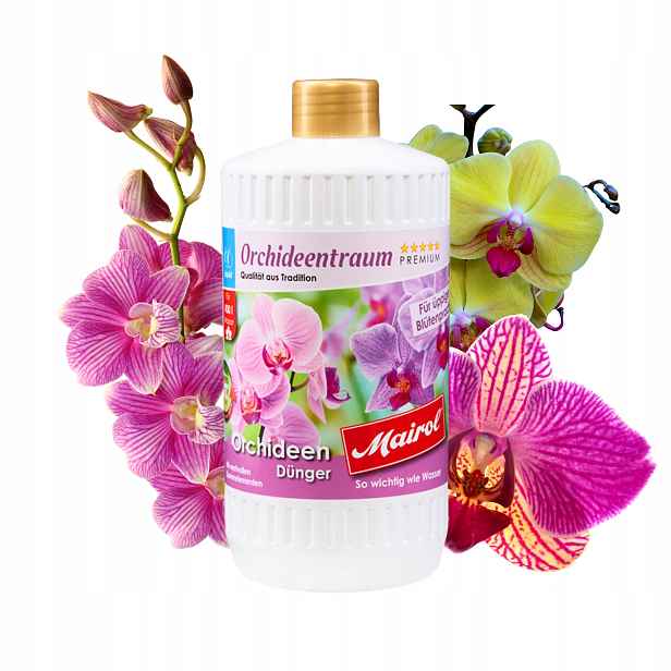 Orchideentraum 1L Mairol – prémiové hnojivo pro orchideje a orchideje