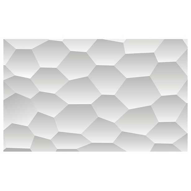 Fototapeta flizelina Geometrické 3D šestiúhelníky bílo-šedá 254x184 lepidlo