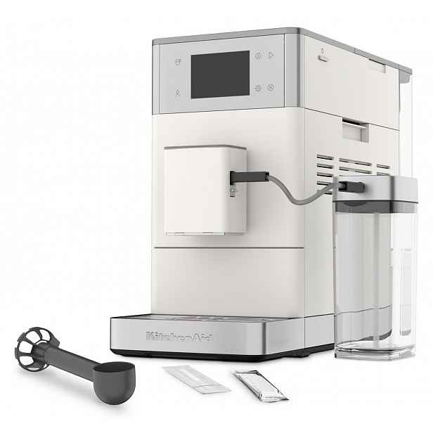 KitchenAid KitchenAid Plně automatický kávovar KF4 s funkcí ledové kávy, porcelánová bílá 5KES8454EPL