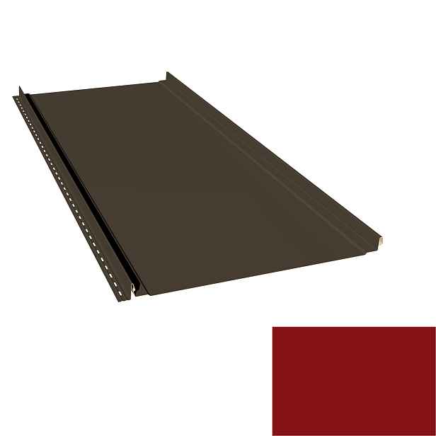 Krytina plechová LINEDEK 485 Flat SP 25 LESK 2R112 červenohnědá
