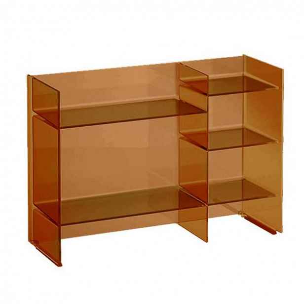 Laufen Kartell - Policový regál, 75x26x53 cm, jantar H3893310810001