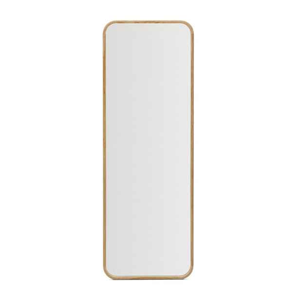 Nástěnné zrcadlo s dřevěným rámem 54x154 cm Milsa – Kave Home