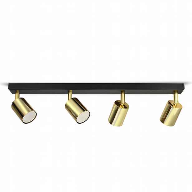 Stropní Svítidlo Lustr Stropní Svítidlo Spot 571-BG4 GU10 Led Black & Gold Edition