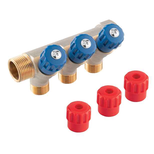 Novaservis Sanitární rozdělovač 3/4"x1/2", 2-cestný (RDW200200)