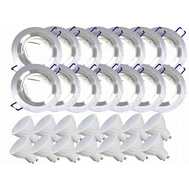 Sada stropních svítidel Halogen 14x žárovky 5,5W
