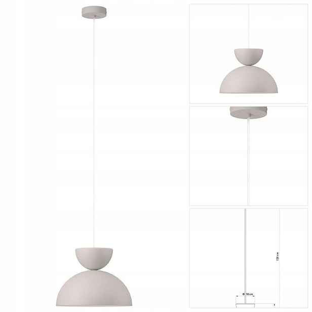 Šedá závěsná lampa Mosaic moderní s regulací pro kuchyň Sigma Lighting