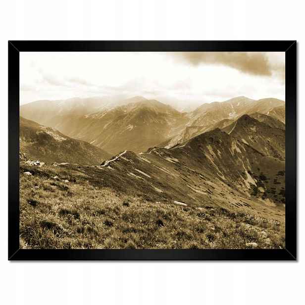 Plakáty v rámu 40x30 Tatry Polské hory Pohled