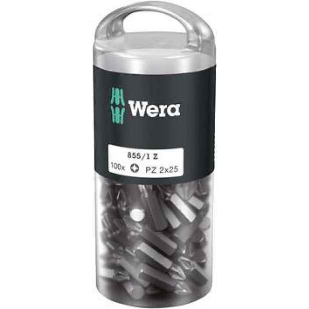 Bit 1/4"DIN3126E6,3 pro šrouby Torx T30x25mm balení 100 kusů Wera