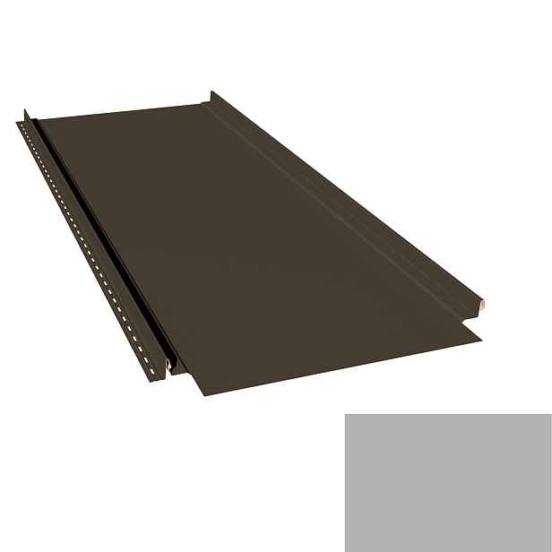 Krytina plechová LINEDEK 485 Flat SP 25 LESK 2A109 stříbrná Cut