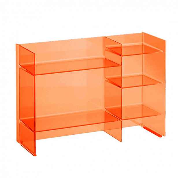 Laufen Kartell - Policový regál, 75x26x53 cm, oranžová H3893310820001