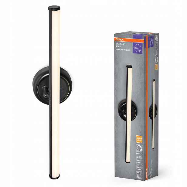 Noční Lampa Led magnetická akumulátorová stmívatelná 3000K IP20 Osram