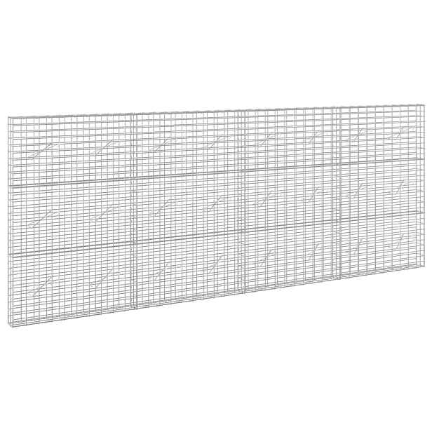 vidaXL Gabion s drátem 3,5 mm a síťkou 5x10 cm 400x10x150 cm