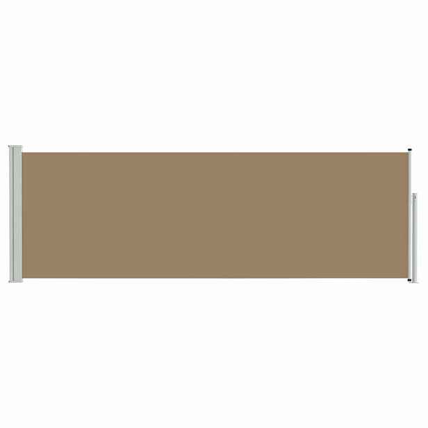 vidaXL Výsuvná boční markýza Obdélníkový 300 x 100 cm Polyester Taupe