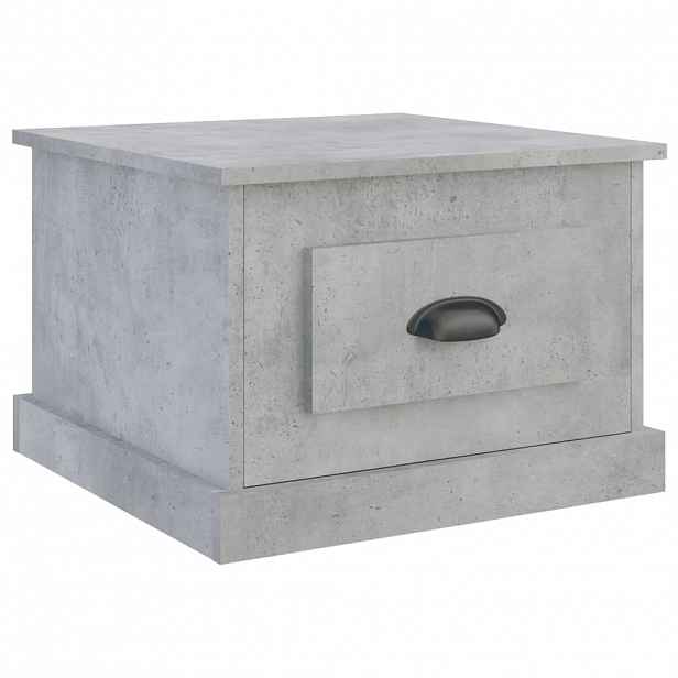 vidaXL Konferenční stolek betonově šedý 50x50x35 cm kompozitní dřevo