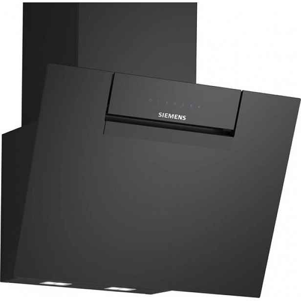 Nástěnný odsavač par Siemens 60 cm černé sklo, černá LC67KFN60