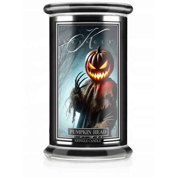 Pumpkin Head Kringle Candle – velká svíčka se dvěma knoty (624 g)