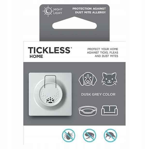 Zařízení na ochranu před klíšťaty a blechami v domácnosti Tickless Home Grey
