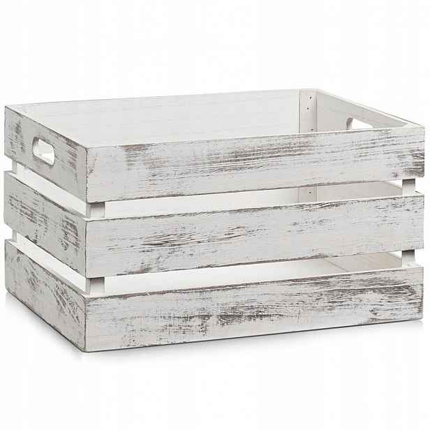 Dřevěný úložný box Vingraine White, Zeller