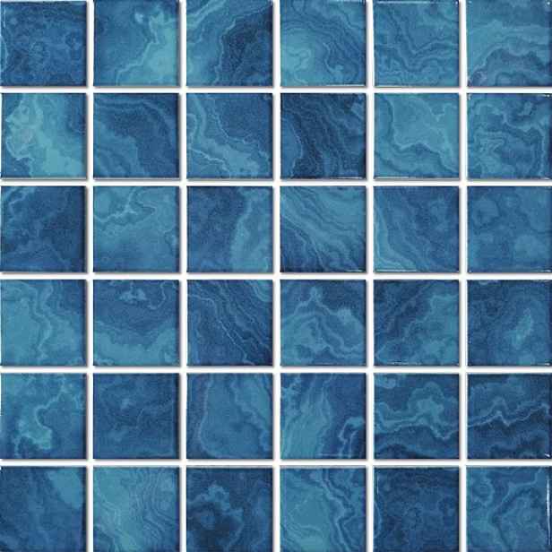 Keramická mozaika Premium Mosaic tyrkys 31x31 cm mat MOSBH5M (bal.1,030 m2)