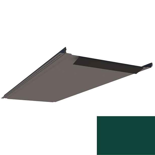 Krytina plechová LINEDEK 485 Flat SP 25 LESK RAL6005 zelená BentCut