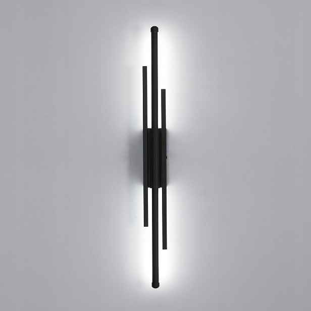 Led Světlo Scienna Černé Nástěnné Svítidlo Moderní Do Obýváku, Chodby 6500K 8W
