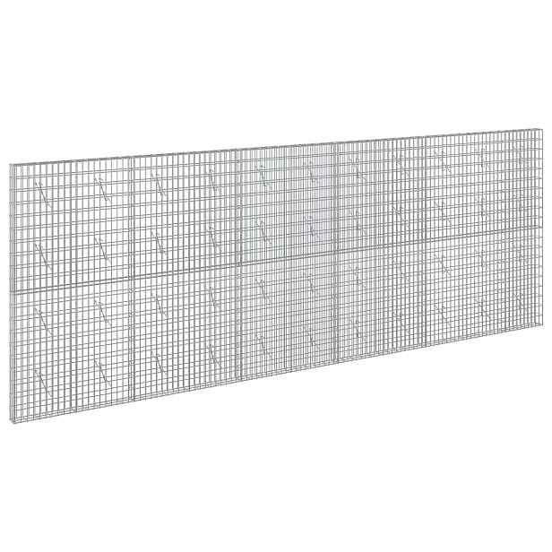 vidaXL Gabion s drátem 3,5 mm a síťkou 5x10 cm 550x10x200 cm