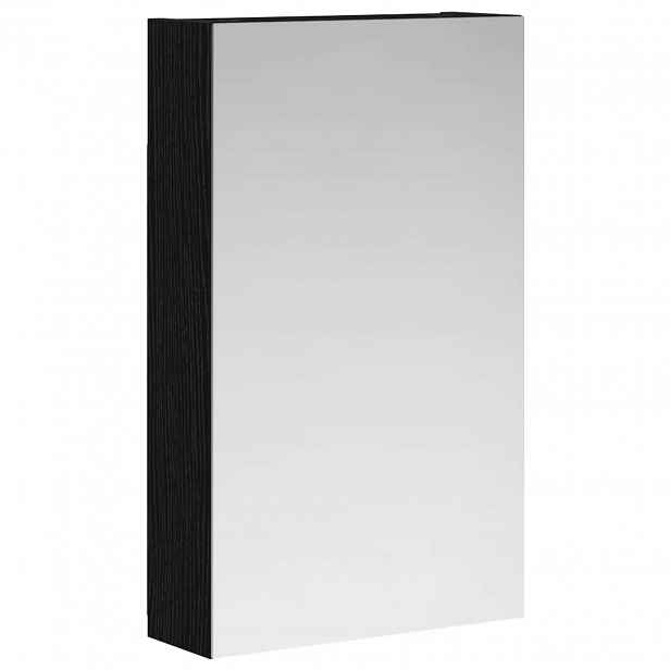 vidaXL Koupelnová zrcadlová skříň Černý dub 30 x 10,5 x 50 cm
