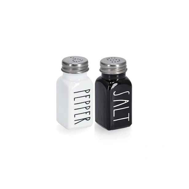 Zeller Present Solnička a pepřenka, sada, BLACK&WHITE, 2*80ml